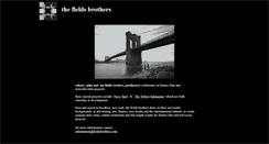 Desktop Screenshot of fieldsbrothers.com