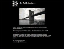 Tablet Screenshot of fieldsbrothers.com